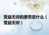 受益无穷的意思是什么（受益无穷）