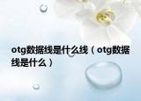 otg数据线是什么线（otg数据线是什么）