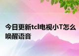今日更新tcl电视小T怎么唤醒语音
