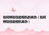 如何辨别佳能相机的真伪（如何辨别佳能相机真伪）