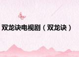 双龙诀电视剧（双龙诀）