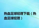 热血足球经理下载（热血足球经理）