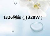 t326列车（T328W）