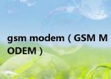 gsm modem（GSM MODEM）