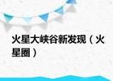 火星大峡谷新发现（火星圈）