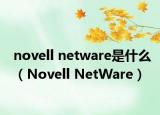 novell netware是什么（Novell NetWare）