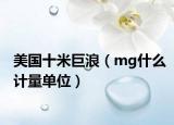 美国十米巨浪（mg什么计量单位）