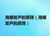 海螺发声的原理（海螺发声的原理）