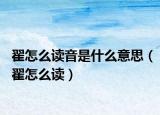 翟怎么读音是什么意思（翟怎么读）