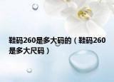 鞋码260是多大码的（鞋码260是多大尺码）
