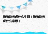 扮猪吃老虎什么生肖（扮猪吃老虎什么意思）