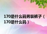 170是什么码男装裤子（170是什么码）