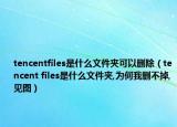 tencentfiles是什么文件夹可以删除（tencent files是什么文件夹,为何我删不掉,见图）