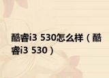 酷睿i3 530怎么样（酷睿i3 530）