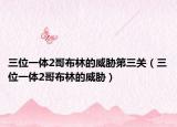 三位一体2哥布林的威胁第三关（三位一体2哥布林的威胁）