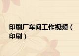 印刷厂车间工作视频（印刷）