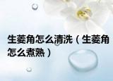 生菱角怎么清洗（生菱角怎么煮熟）