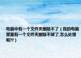 电脑中有一个文件夹删除不了（我的电脑里面有一个文件夹删除不掉了,怎么处理呢??）