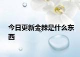 今日更新金棘是什么东西