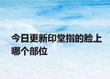 今日更新印堂指的脸上哪个部位