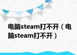 电脑steam打不开（电脑steam打不开）