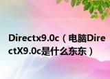 Directx9.0c（电脑DirectX9.0c是什么东东）
