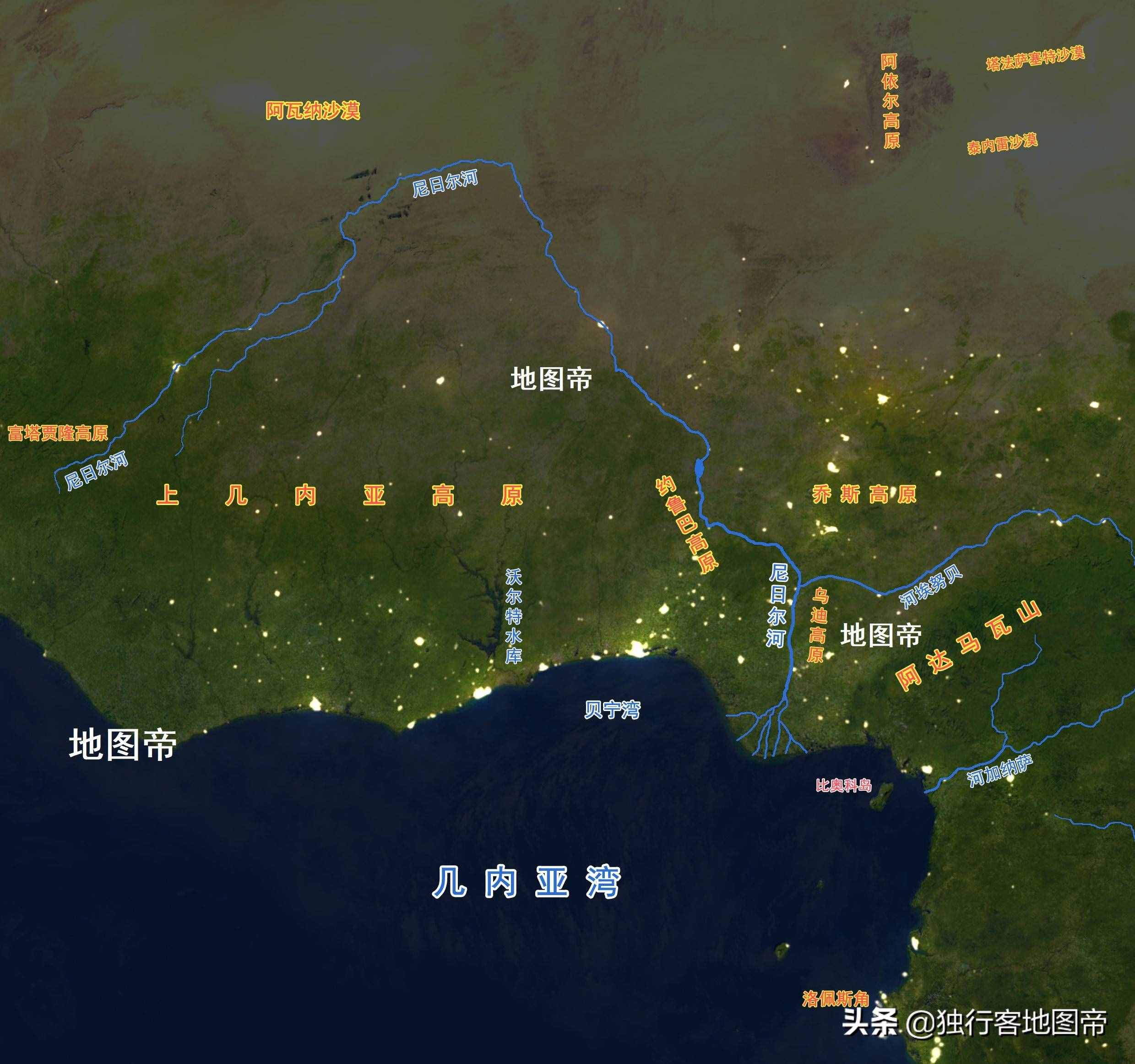 当年英国殖民地，尼日利亚人口2亿，在非洲哪里？