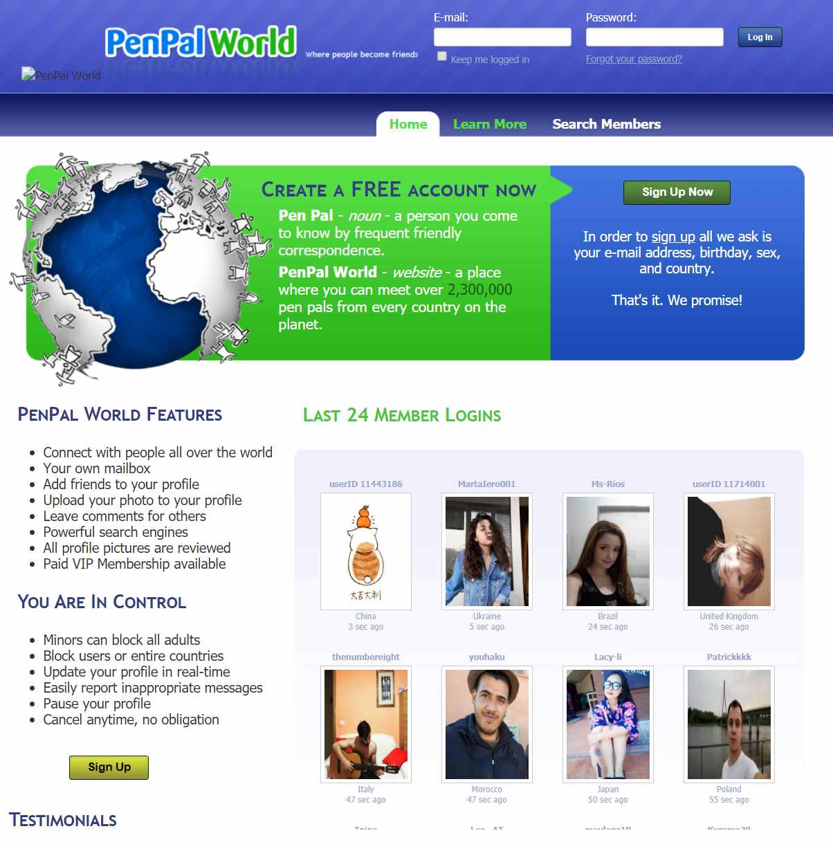 教你如何找来自全世界的笔友