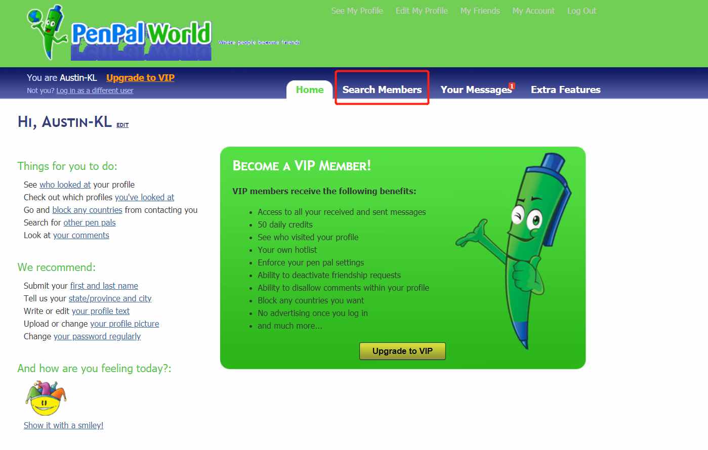 教你如何找来自全世界的笔友