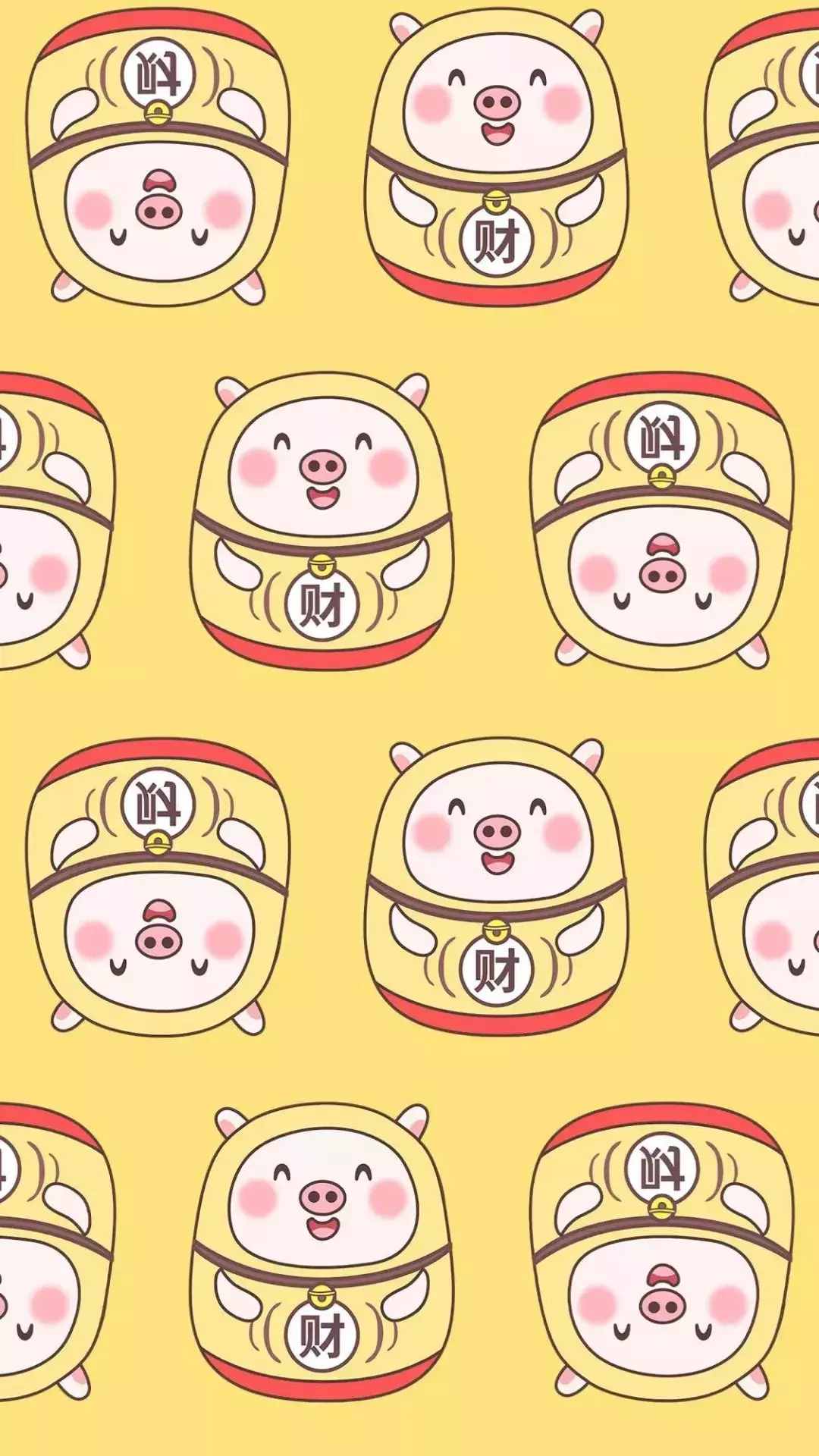 收图啦！75 张猪年壁纸，开启元气满满的一年！