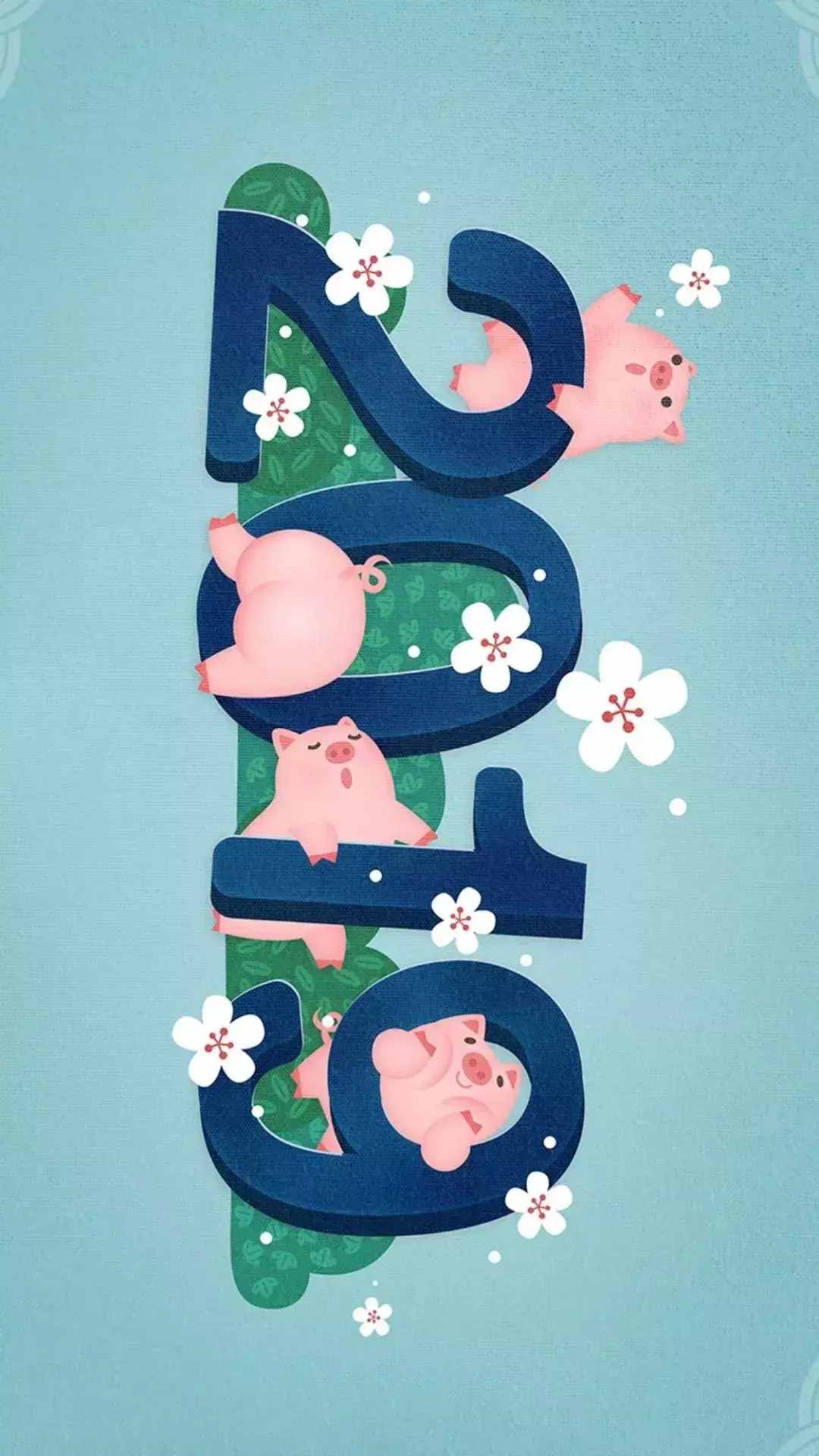 收图啦！75 张猪年壁纸，开启元气满满的一年！