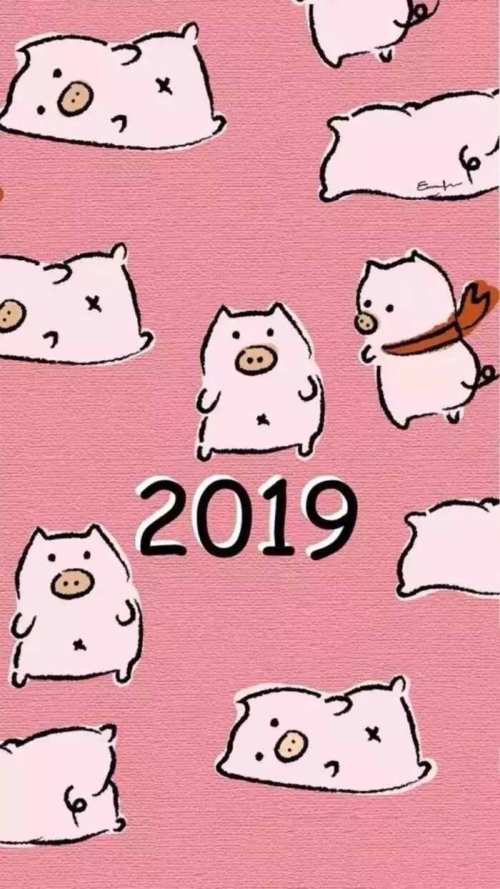 收图啦！75 张猪年壁纸，开启元气满满的一年！