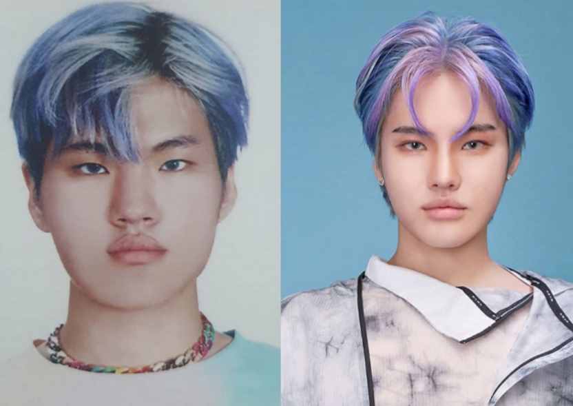 韩国男星晒整容前后对比，差距太大很惊人，被指最新照鼻尖像有坑