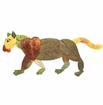 20款树叶拼贴画，幼儿园作业素材给你准备好了，假期陪孩子做起来