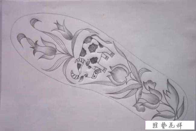 25款鞋垫刺绣花样图纸，踩在脚下的艺术，收藏起来！