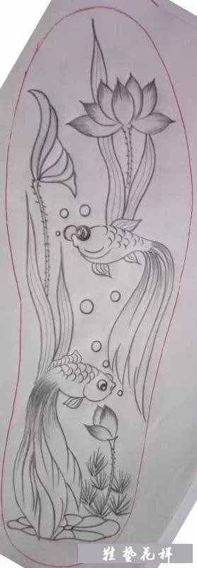 25款鞋垫刺绣花样图纸，踩在脚下的艺术，收藏起来！