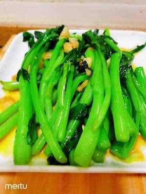 素炒菜心的做法 步骤6