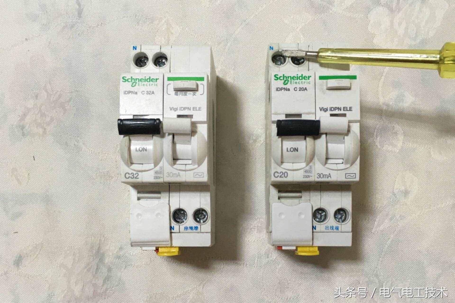 漏保该怎么接线？左零右火？左火右零？一文告诉你，学电工不迷惑