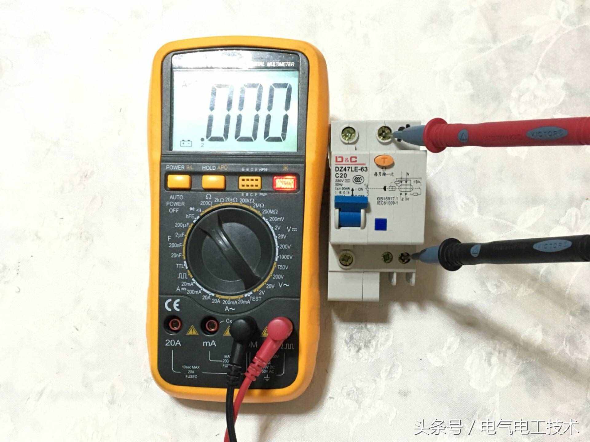 漏保该怎么接线？左零右火？左火右零？一文告诉你，学电工不迷惑