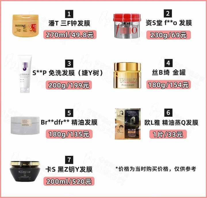 实测7款发膜，到底和护发素、护发精油有啥区别？