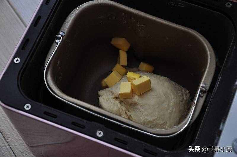 用面包机做拉丝大面包，发酵1次省时间，棉花一样软，用手撕着吃