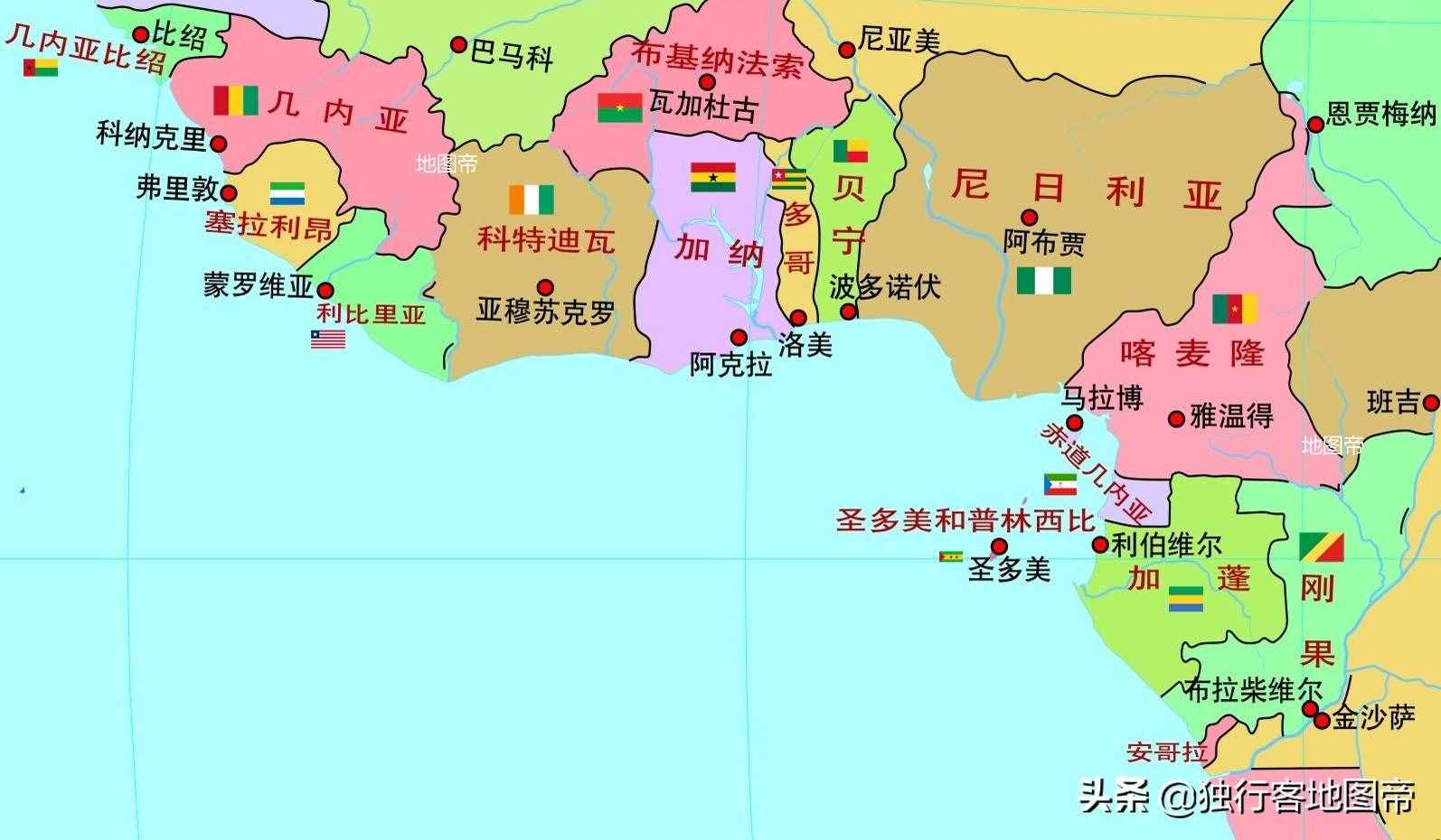 当年英国殖民地，尼日利亚人口2亿，在非洲哪里？