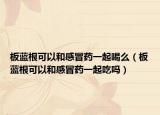板蓝根可以和感冒药一起喝么（板蓝根可以和感冒药一起吃吗）