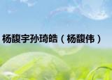 杨馥宇孙琦皓（杨馥伟）