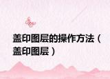 盖印图层的操作方法（盖印图层）
