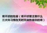 肾不好的危害（肾不好要注意什么 三大坏习惯在无时无刻伤害你的肾）