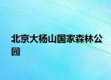 北京大杨山国家森林公园