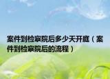 案件到检察院后多少天开庭（案件到检察院后的流程）