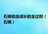 石蛾幼虫成长的全过程（石蛾）