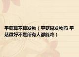 平菇算不算发物（平菇是发物吗 平菇虽好不是所有人都能吃）